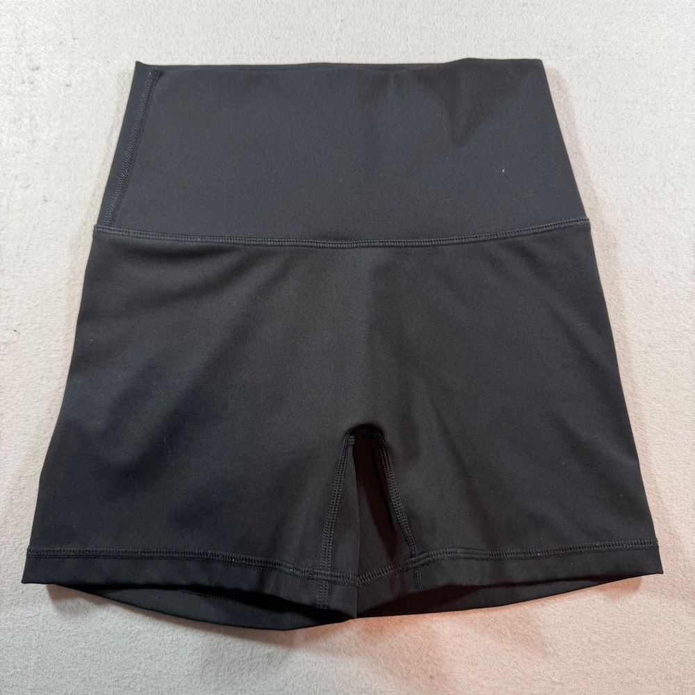 OFFLINE by Aerie Goals Shortie Black High Waisted Athletic Shorts S